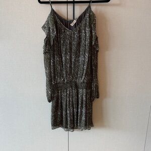 Ramy Brook Olive Patterned Dress